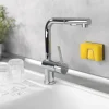 Wenko Universal-Halter Edea Küche Edelstahl rostfrei 5 x 5 x 3,5 cm Silber matt