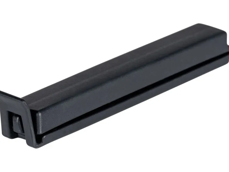 Wenko Verschlussclips Tilly Kunststoff 11 cm x 1,5 cm x 1 cm Schwarz 5 Stück