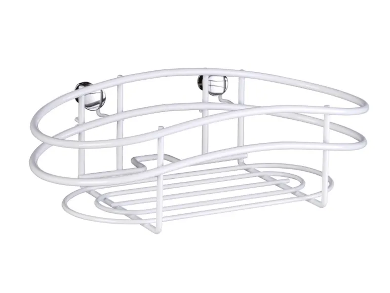 Wenko Wandablage Classic Plus Stahl 24 x 8 x 15 cm Weiß