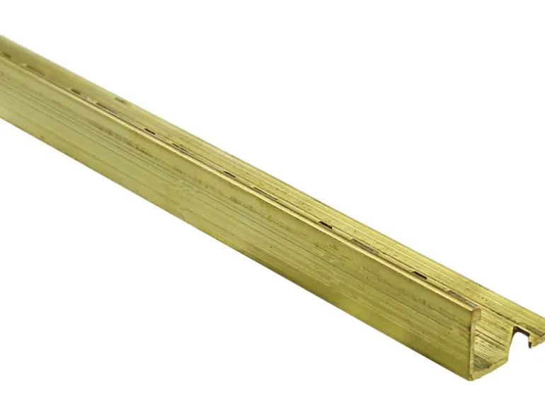 Winkelprofil Messing Natur 8 mm x 1 m