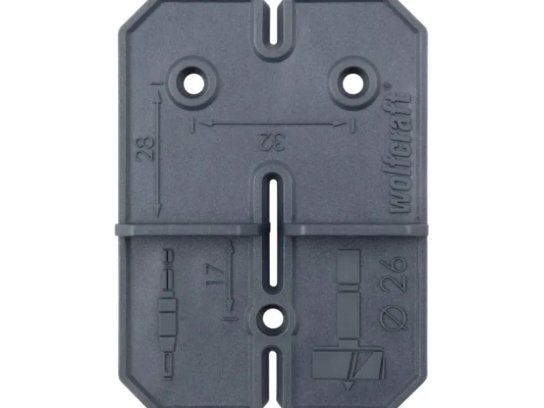 wolfcraft Scharnierloch-Set, Ø 26 mm 5-teilig