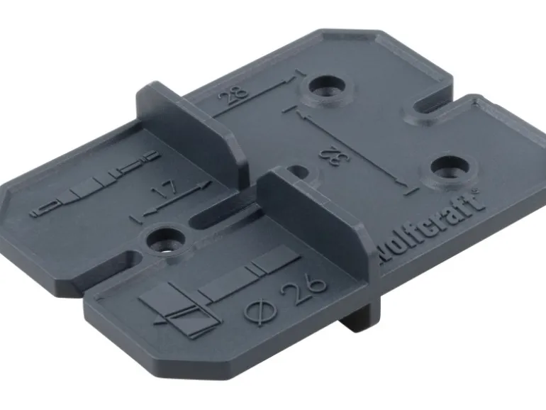 wolfcraft Scharnierloch-Set, Ø 26 mm 5-teilig