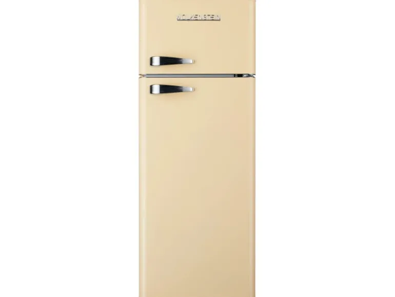 Wolkenstein Retro-Kühl-Gefrierkombination GK212.4RT Creme EEK: E