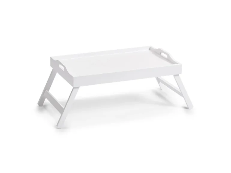 Zeller Betttablett MDF 27 cm x 35,5 cm x 56,5 cm Weiß