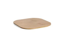 Zeller Brotkasten Metall mit Bambusdeckel 14,5 cm x 26,5 cm x 26,5 cm Weiß
