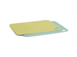 Zeller Schneidematten-Set Kunststoff 2-teilig 29 cm x 38 cm Limone/Mint