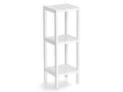 Zeller Standregal mit 3 Ablagen MDF 22 cm x 22 cm x 65 cm Weiß