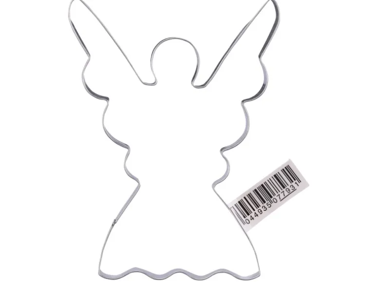 Zenker Ausstecher Engel 11 cm x 8,5 cm Silber