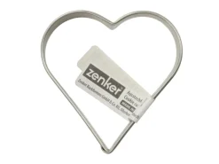 Zenker Ausstecher Herz 6,3 cm x 6,5 cm Silber