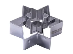 Zenker Ausstecher Linzer Stern 2 in 1 Silber