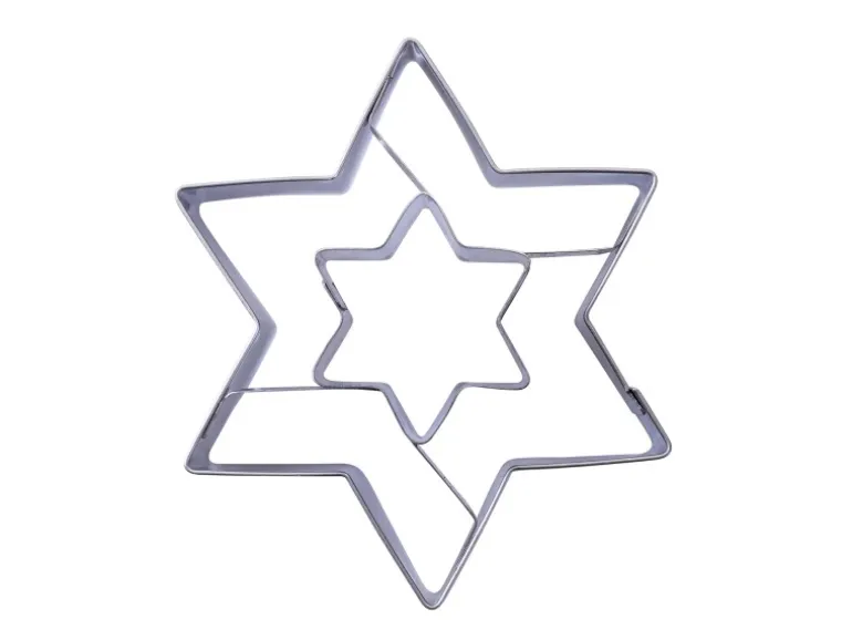 Zenker Ausstecher Linzer Stern 2 in 1 Silber