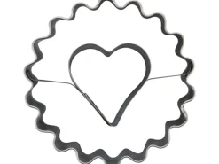 Zenker Ausstecher Linzer mit Herz Ø 54 mm x 36 mm Silber