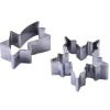 Zenker Ausstecher-Set Sternschnuppe und Schneeflocke Silber 2-teilig