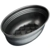 Zenker Brotform Oval 26,5 cm x 16,5 cm x 9,5 cm Schwarz Metallic