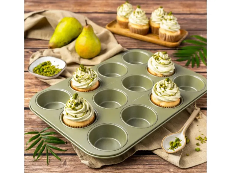 Zenker 12er Muffinform Green Vision 38,5 cm x 26,5 cm x 3 cm