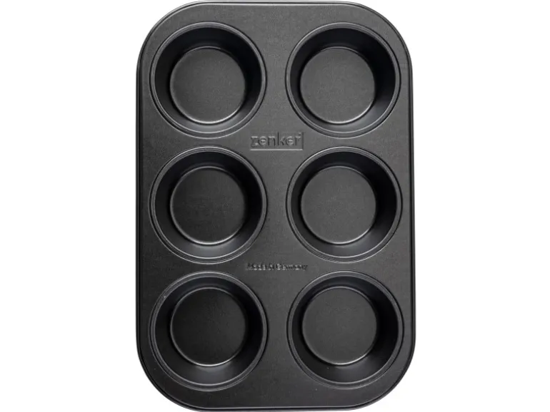 Zenker Muffinform 6er 28 cm x 19 cm Anthrazit