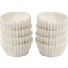Zenker Papier-Pralinenförmchen Fair Ø 25 mm x 20 mm Weiß 200 Stück