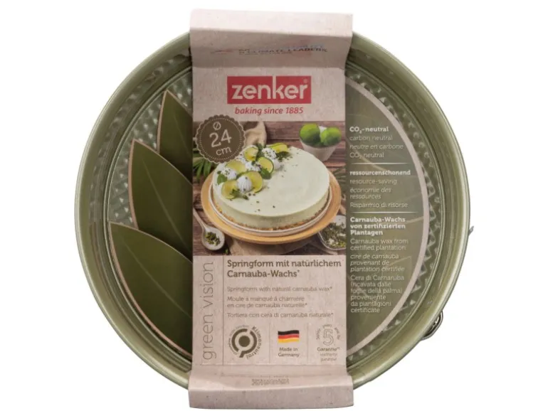 Zenker Springform Flachboden Green Vision Ø 24 cm x 7,5 cm