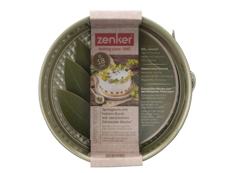 Zenker Springform Hoch Green Vision Ø 18 cm x 10 cm
