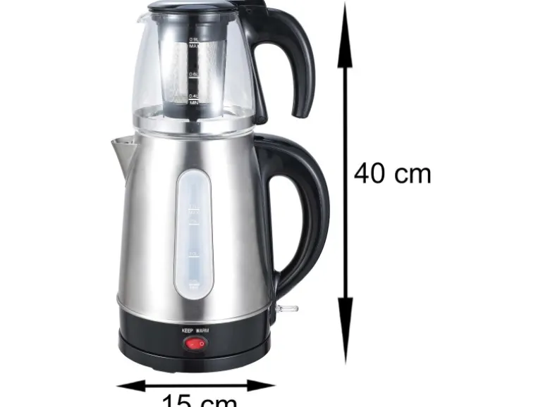 Zilan ZLN-3581 Teekocher Edelstahl 1,7 L 2200 Watt